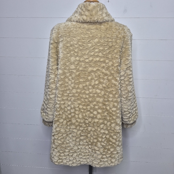 Brooks Brothers Cotton Faux Fur Coat Size L - Picture 8 of 16